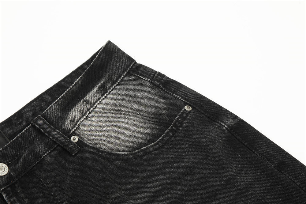 Hand Painted Painted Jeans Men's Punk Worn