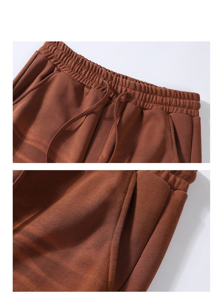 Versatile Loose Straight Tube Cotton Terry Guards