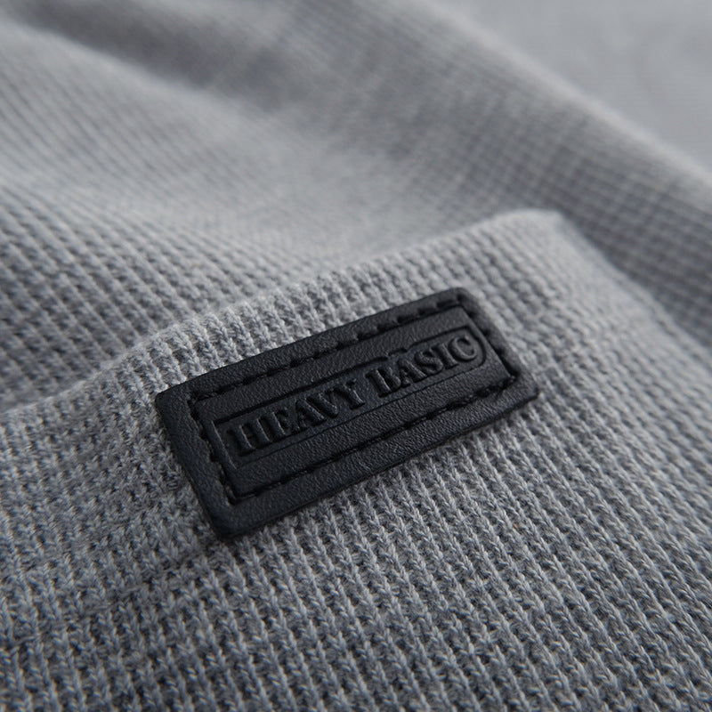 Knitted Long-staple Cotton Yarn Waffle Sweatpants