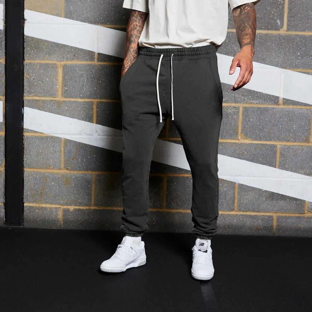 Men's Sports Solid Color Casual Trousers Outdoor