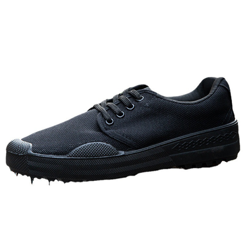 Military Training Work Shoes Outdoor Farmland Rubber Yellow Sneaker