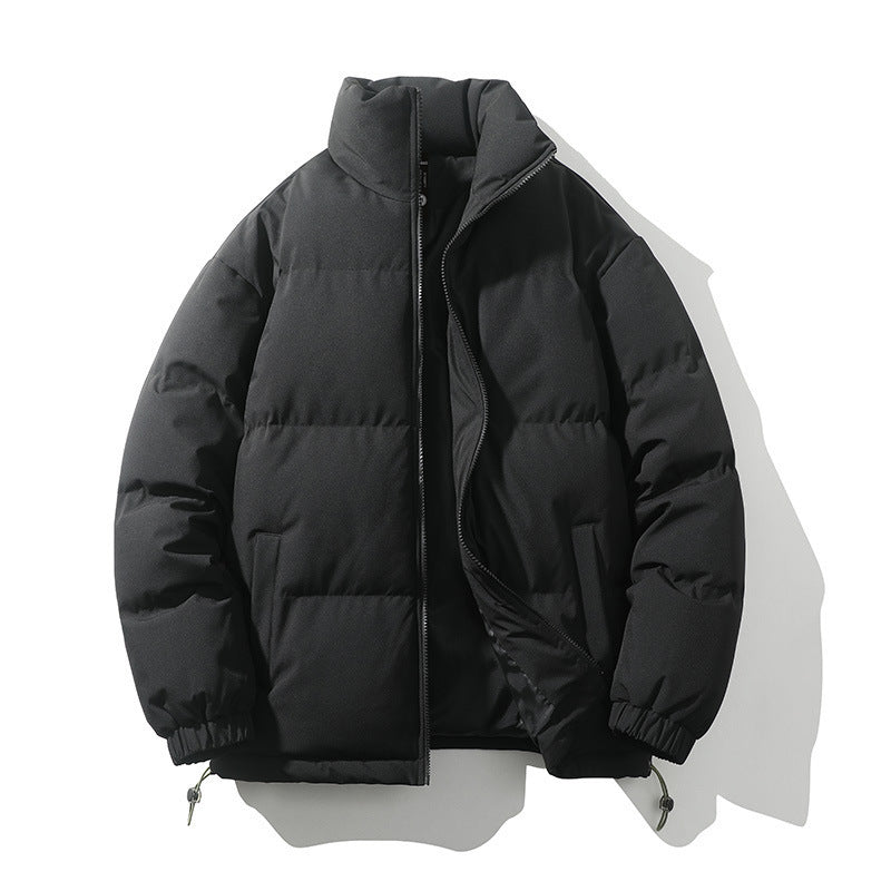 Men's Stand Collar Loose And Warm Down Coat