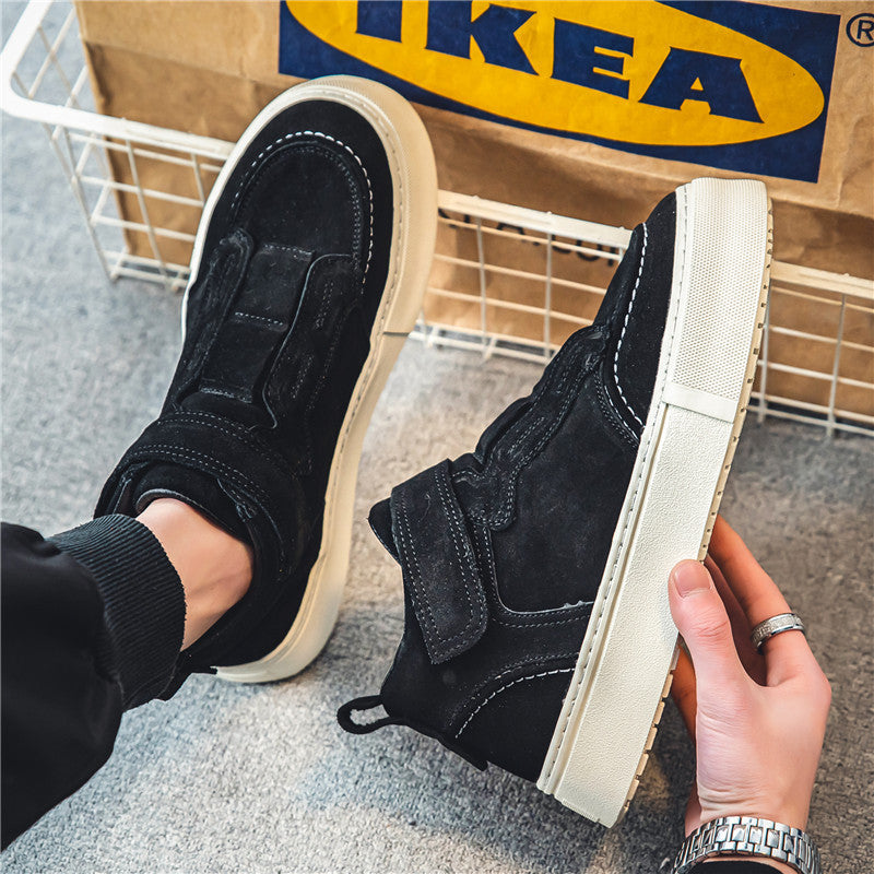 Sports Board Shoes Suede Surface Trendy Breathable Platform