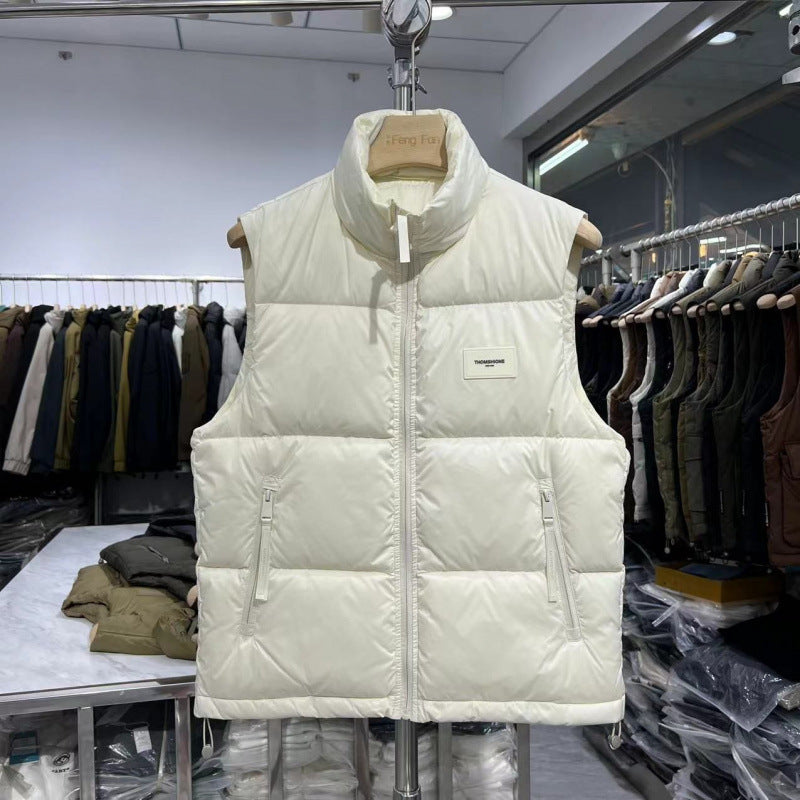 Men's Youth Stand Collar Down Vest