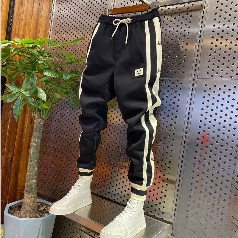 Men's FallWinter Fleece-lined Track Pants