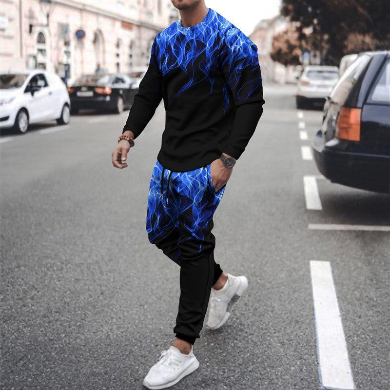 Men's Casual Long Sleeve Crew Neck Sweater