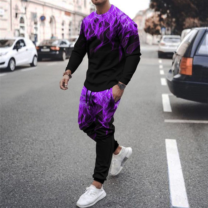 Men's Casual Long Sleeve Crew Neck Sweater