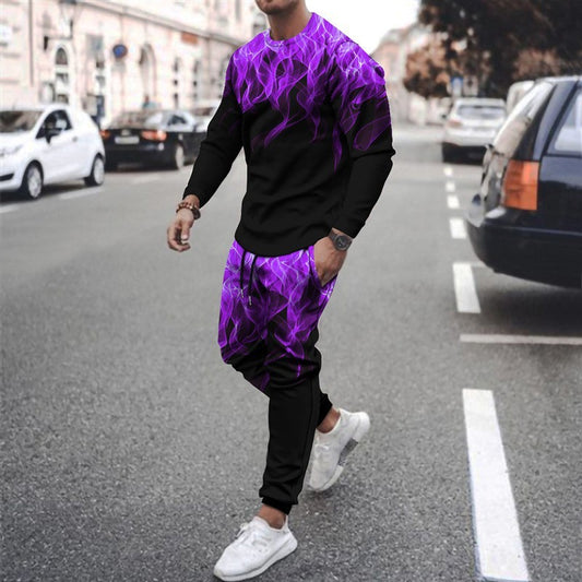 Men's Casual Long Sleeve Crew Neck Sweater