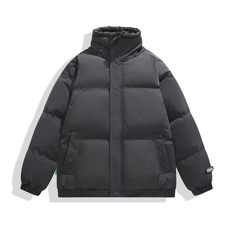 Winter Minimalist Casual Versatile Cotton Coat Men's Warm Jacket