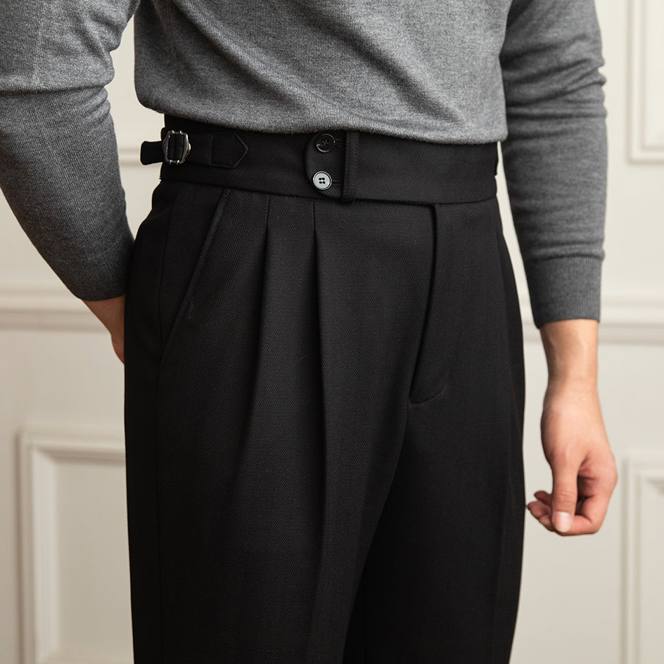 Casual All-match Naples High Waist Straight Pants