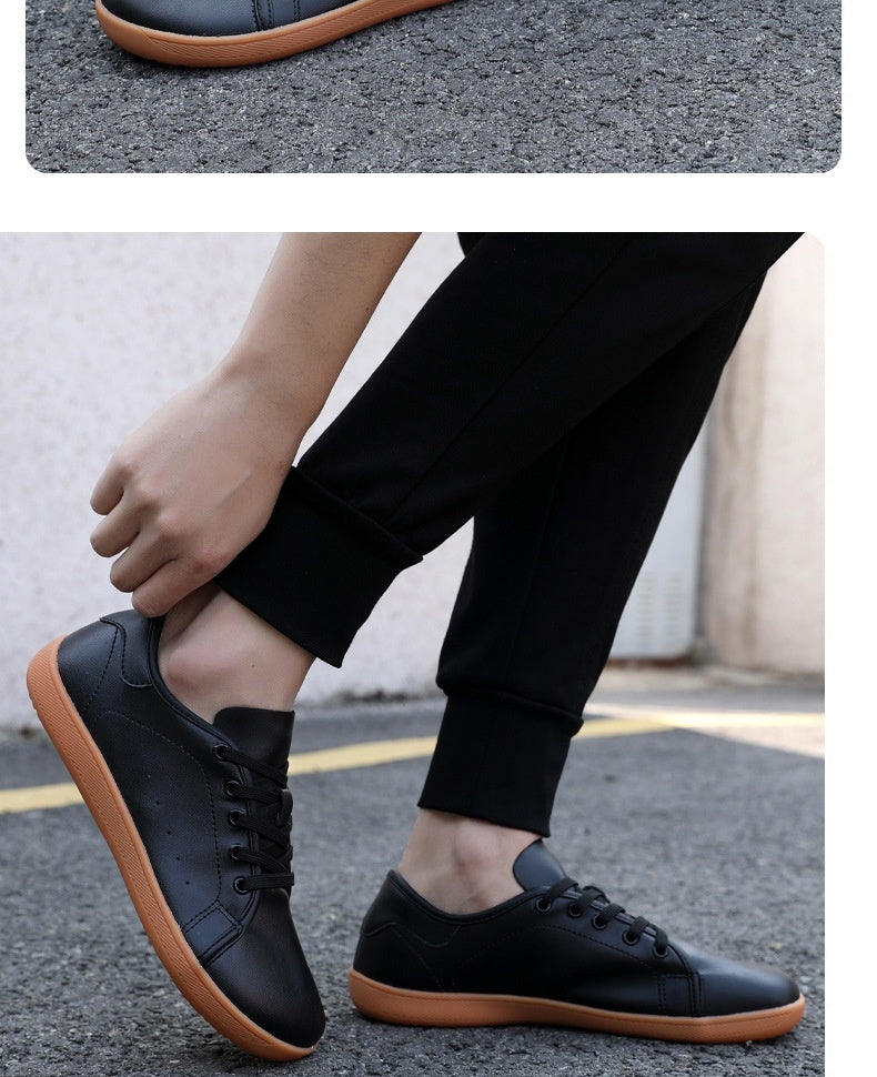 Wide Toe Shoes Leather Non-slip Breathable Outdoor Wide Last Breathable Shoes Loose And Comfortable