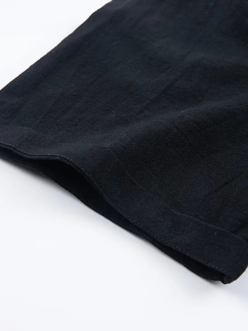 Men's Chest Pocket Solid Color Casual Fashion Short Sleeve T-shirt