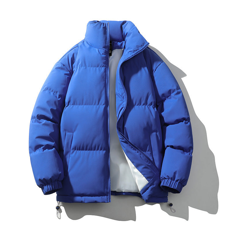 Men's Stand Collar Loose And Warm Down Coat