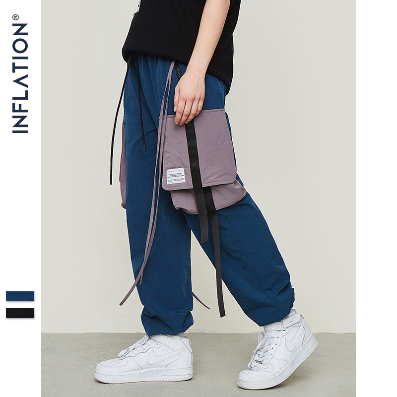 Men's Side Pockets Cargo Harem Pants