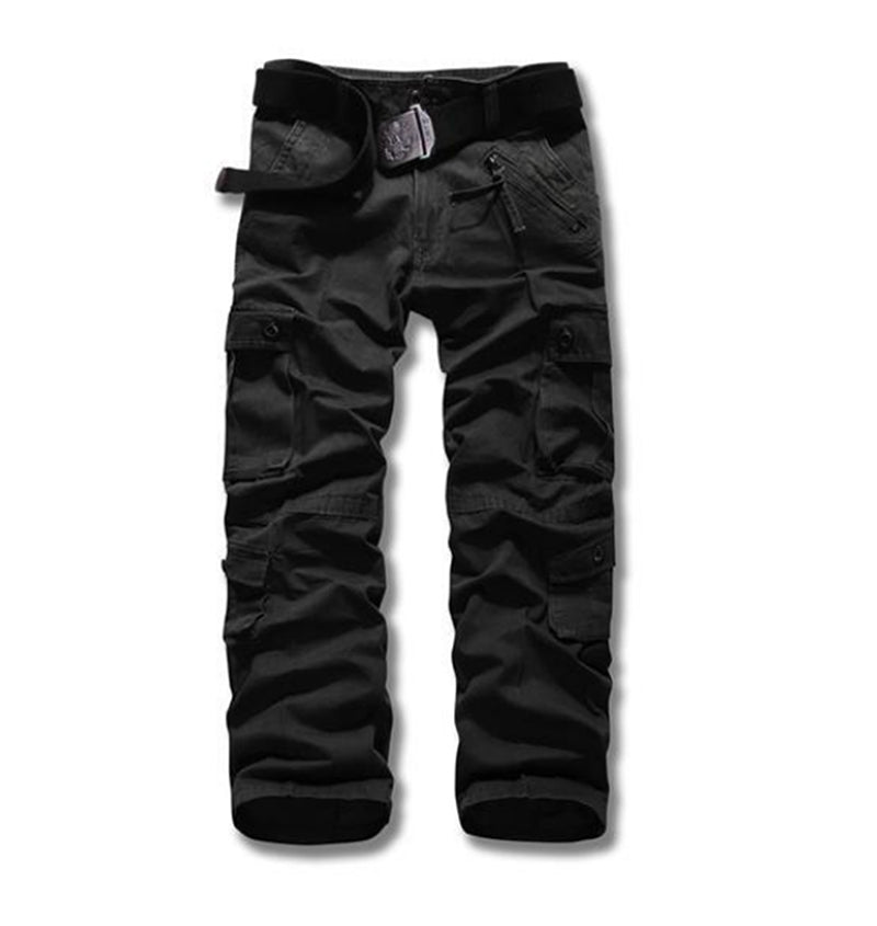 100% Cotton Long Men Pants Tactical Multi-pocket Outdoor Pants