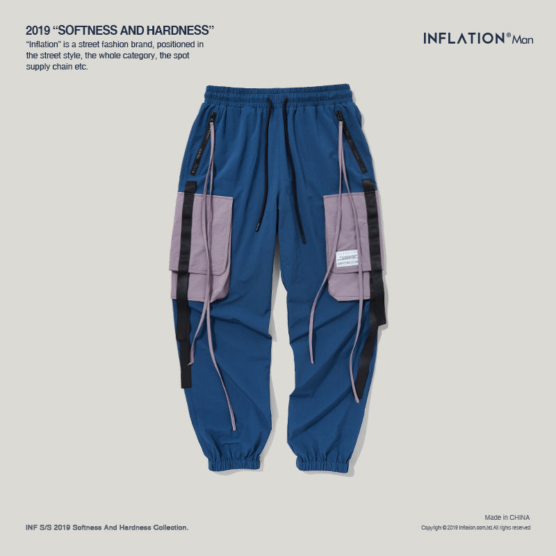 Men's Side Pockets Cargo Harem Pants