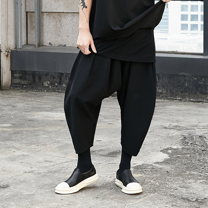 Chinese Literary Style Profile Harem Pants