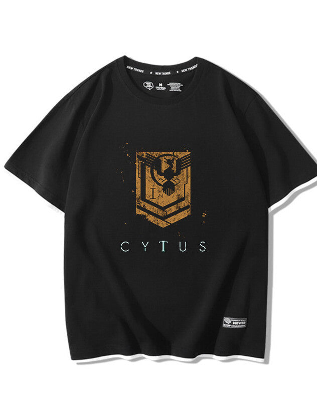 Men'S Short-Sleeved Clothes Neko Electronic Music Mobile Game T-Shirt