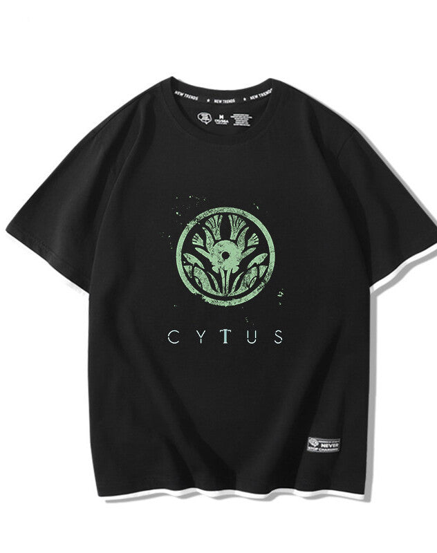 Men'S Short-Sleeved Clothes Neko Electronic Music Mobile Game T-Shirt
