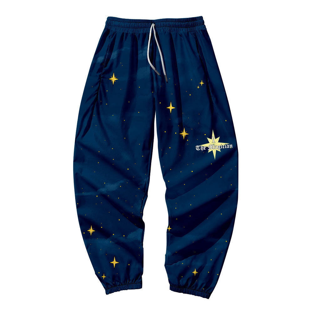 Magician Tied Feet Trendy Loose Casual Overalls