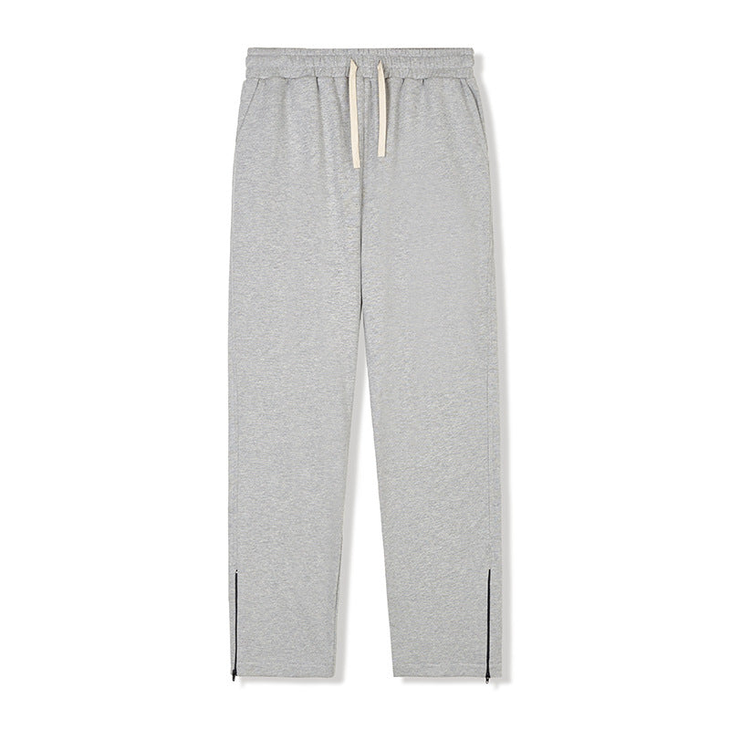 Men's Pure Cotton Terry Straight Casual Trousers