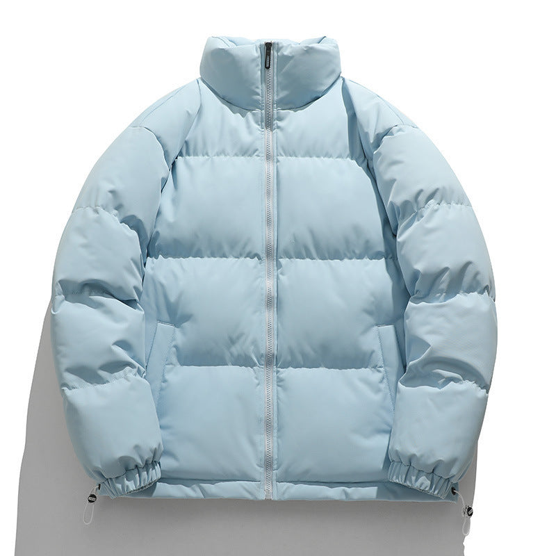 Men's Stand Collar Loose And Warm Down Coat