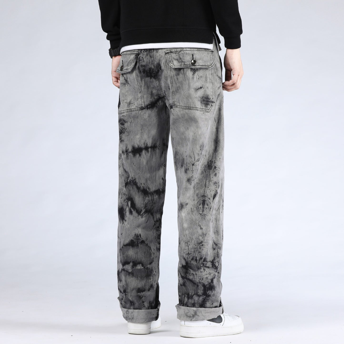 Men's Stylish Loose Plus Size Oversized Skateboard Trousers