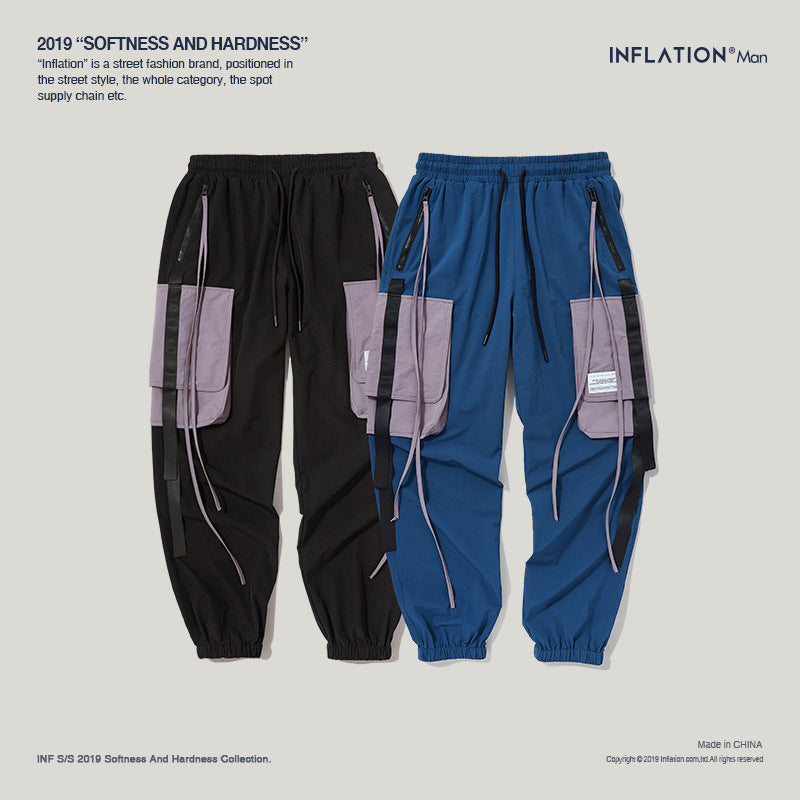 Men's Side Pockets Cargo Harem Pants