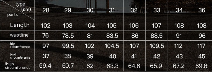 Slimming Straight Pants Men's Autumn