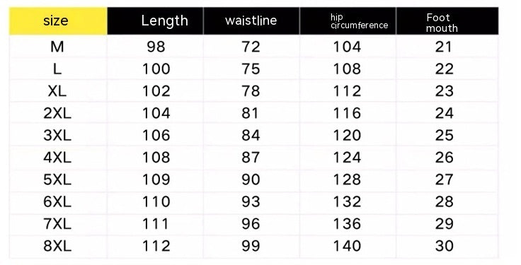 Sports Pants Men's Loose Casual Weight-catcher Tide Plus-sized Plus-sized