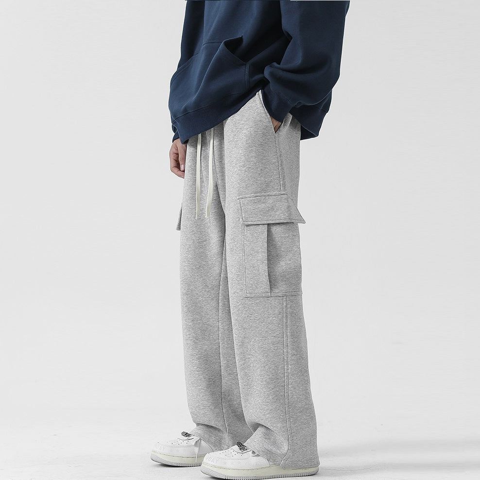 Men's Loose Sports And Leisure Workwear With Pocket Pants