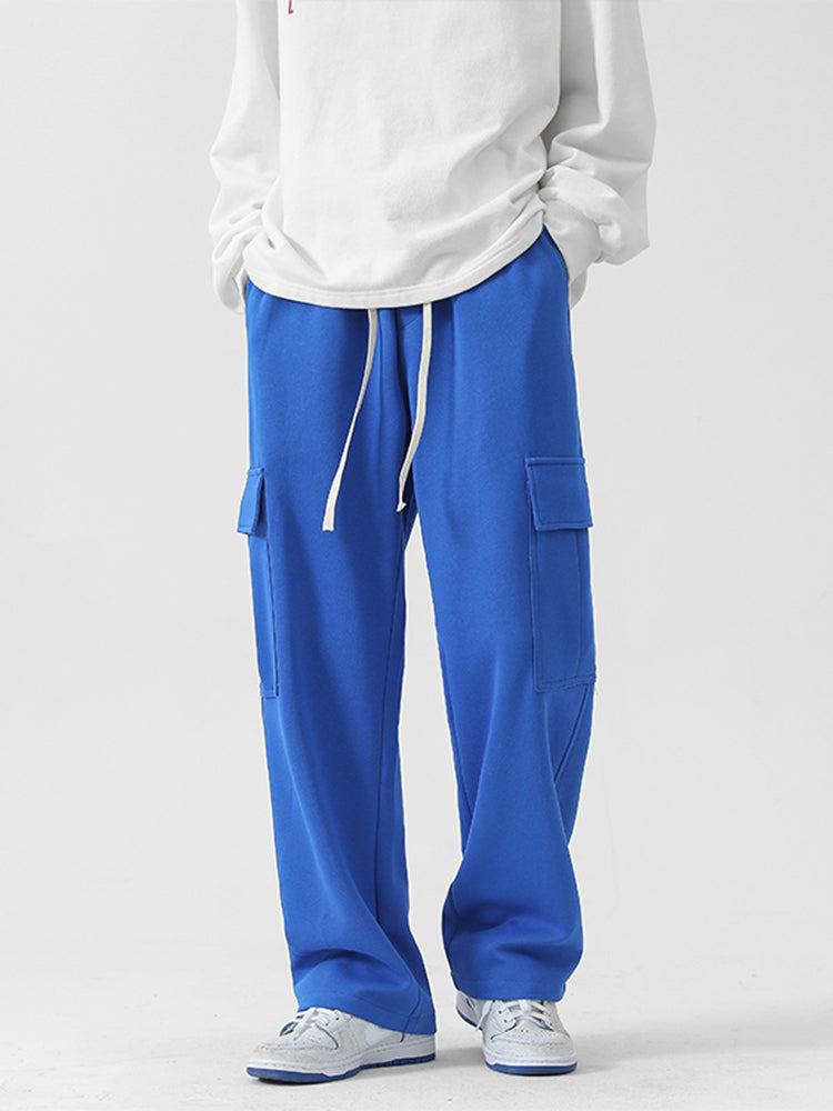 Men's Loose Sports And Leisure Workwear With Pocket Pants