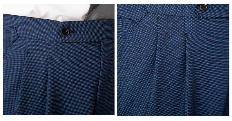 Solid Color Naples High-waisted Trousers Daily Commute Straight Trousers