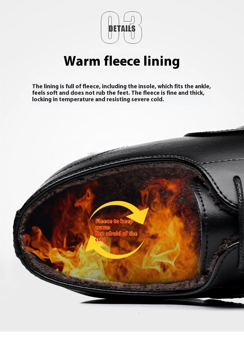 Leather Shoes Men's Height Increasing Insole Pointed Toe Wedding Shoes