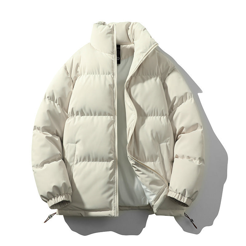Men's Stand Collar Loose And Warm Down Coat