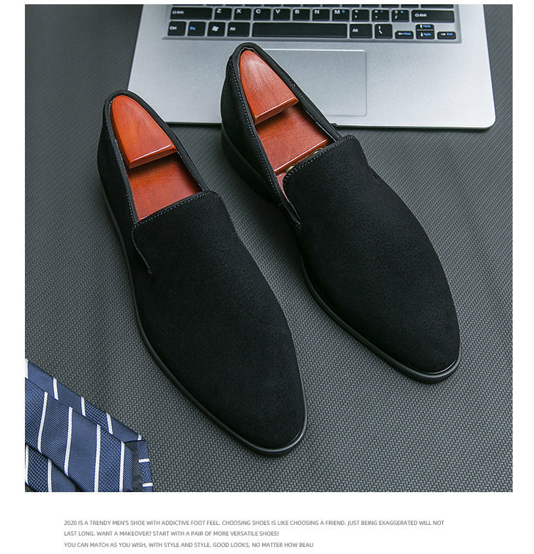 Men's Shoes British Business Fashion Leather Shoes