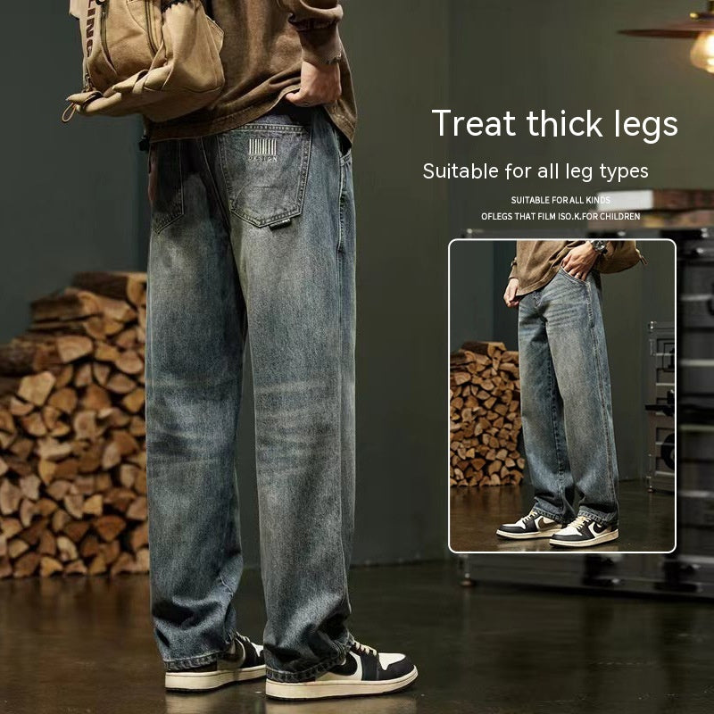 Men's Loose Straight Cargo Pants