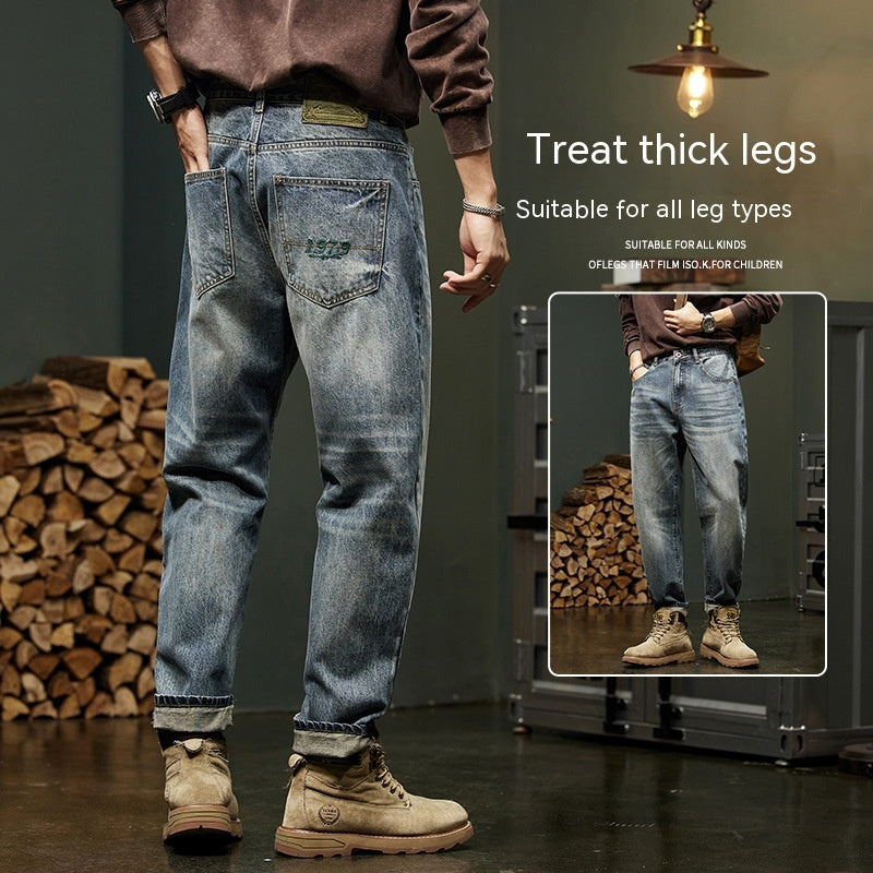 Men's Loose Straight Cargo Pants