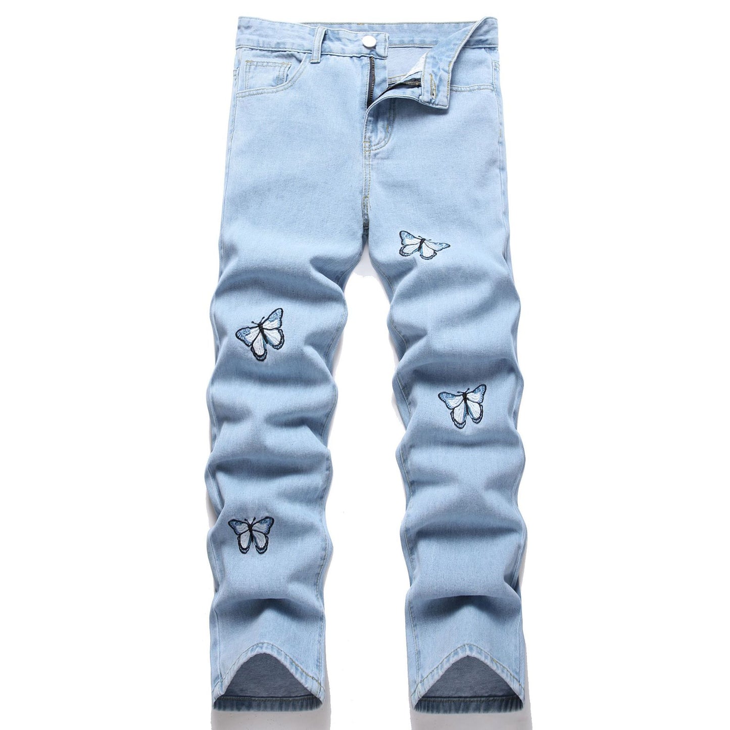 Fashionable And Exquisite Embroidered Men's Jeans