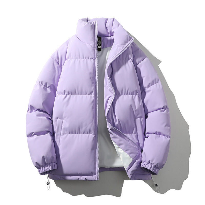 Men's Stand Collar Loose And Warm Down Coat