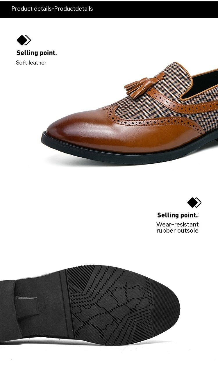 Men's British-style Business Casual Leather Shoes