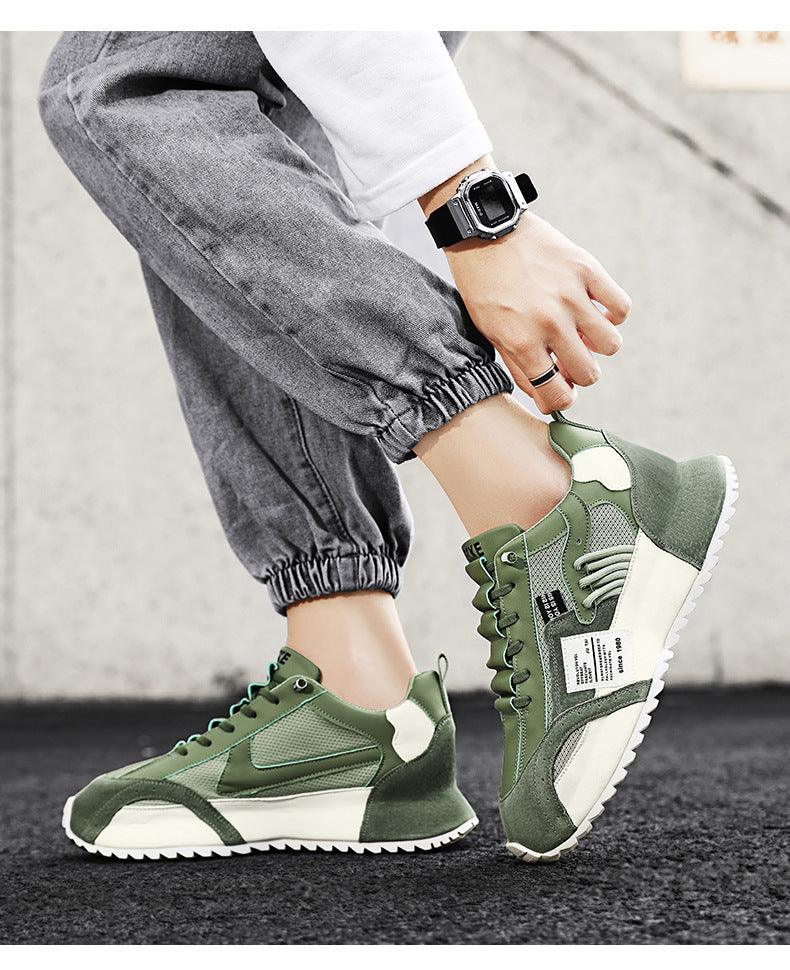 Breathable Casual Versatile Sneaker Men's Work Driving Work Platform Dad Shoes