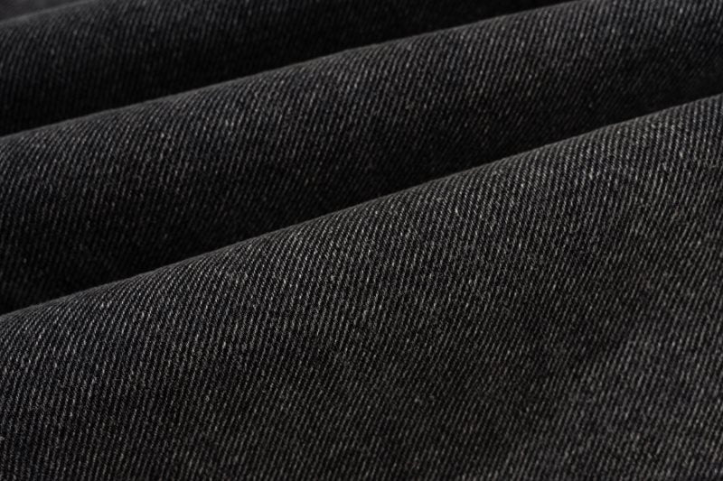 Men's Fashion Casual Retro Knife Cut Destroyed Washed Distressed Straight Textured Jeans