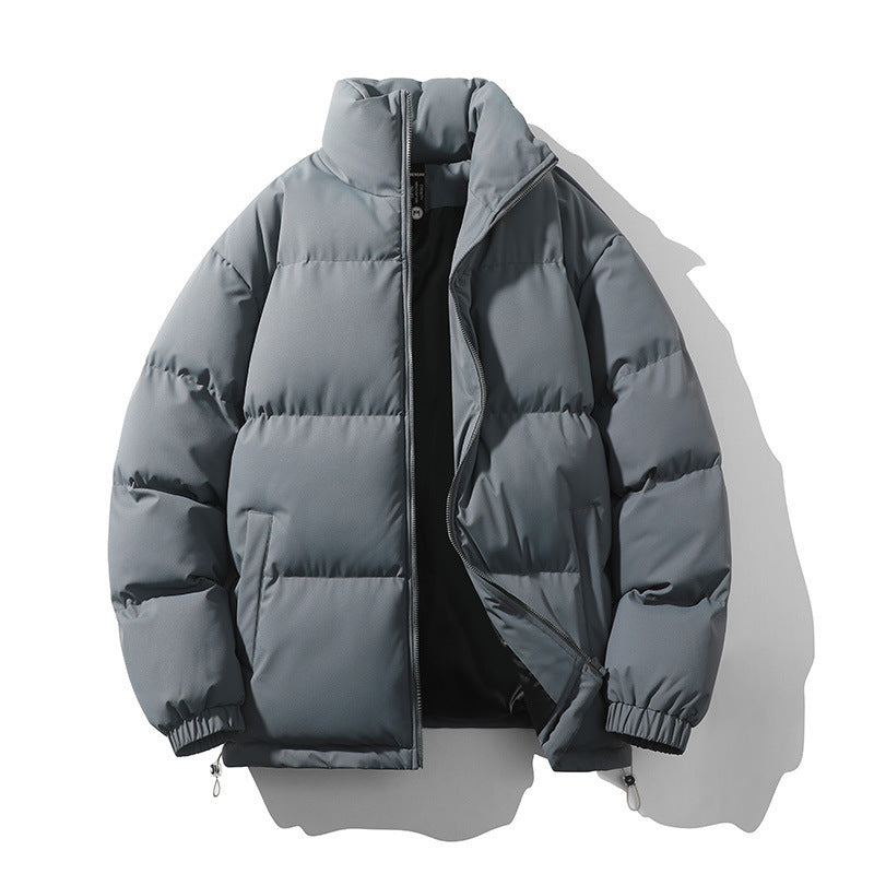 Men's Stand Collar Loose And Warm Down Coat