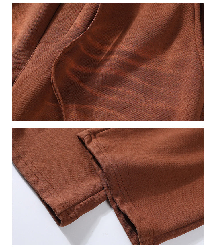 Versatile Loose Straight Tube Cotton Terry Guards