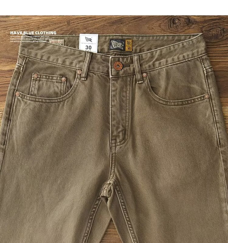 Men's American Street Washed Distressed Fashion Jeans
