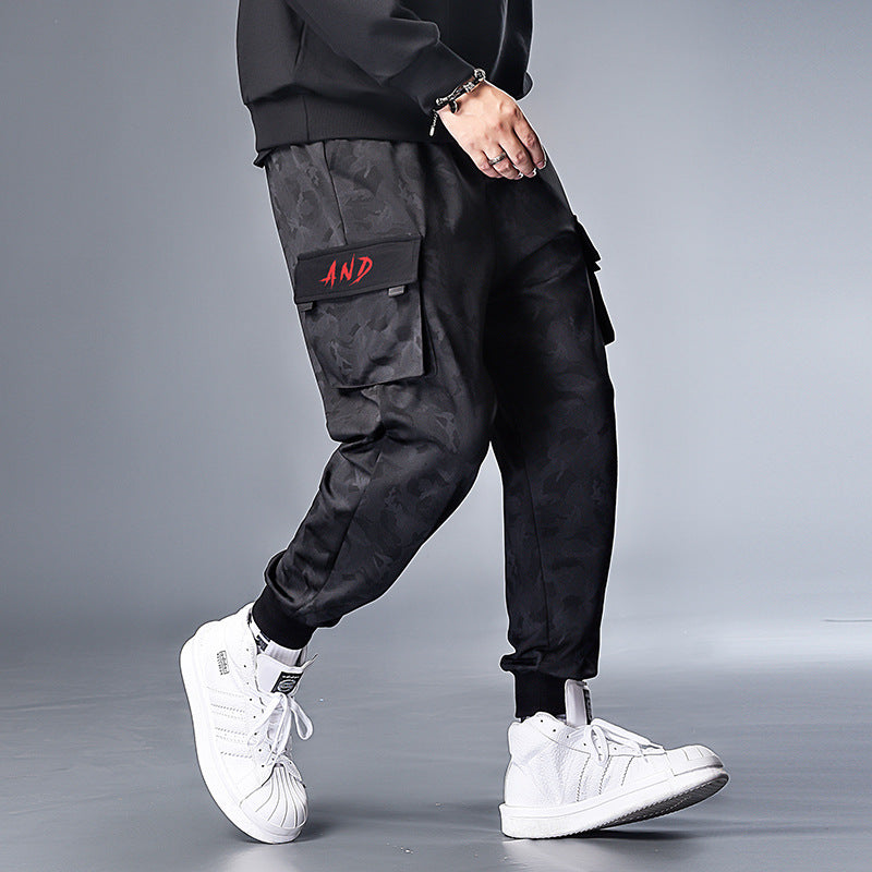 Men's Loose Sports Pants Plus Fat
