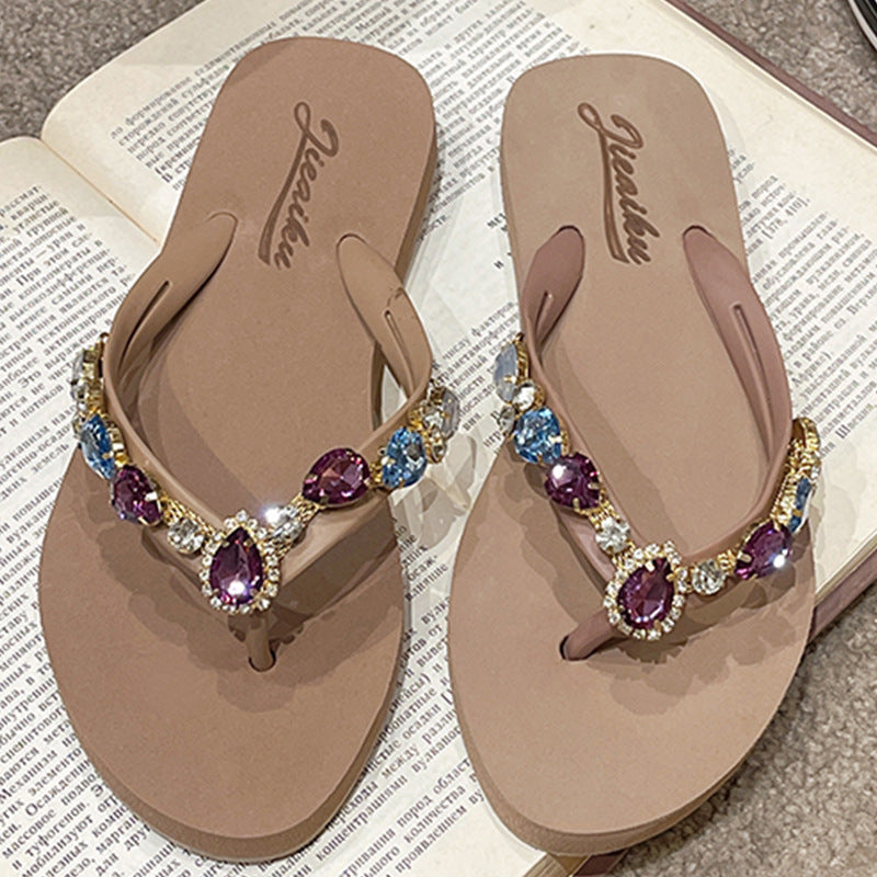 Women's Fashion Casual Beach Flat Slippers