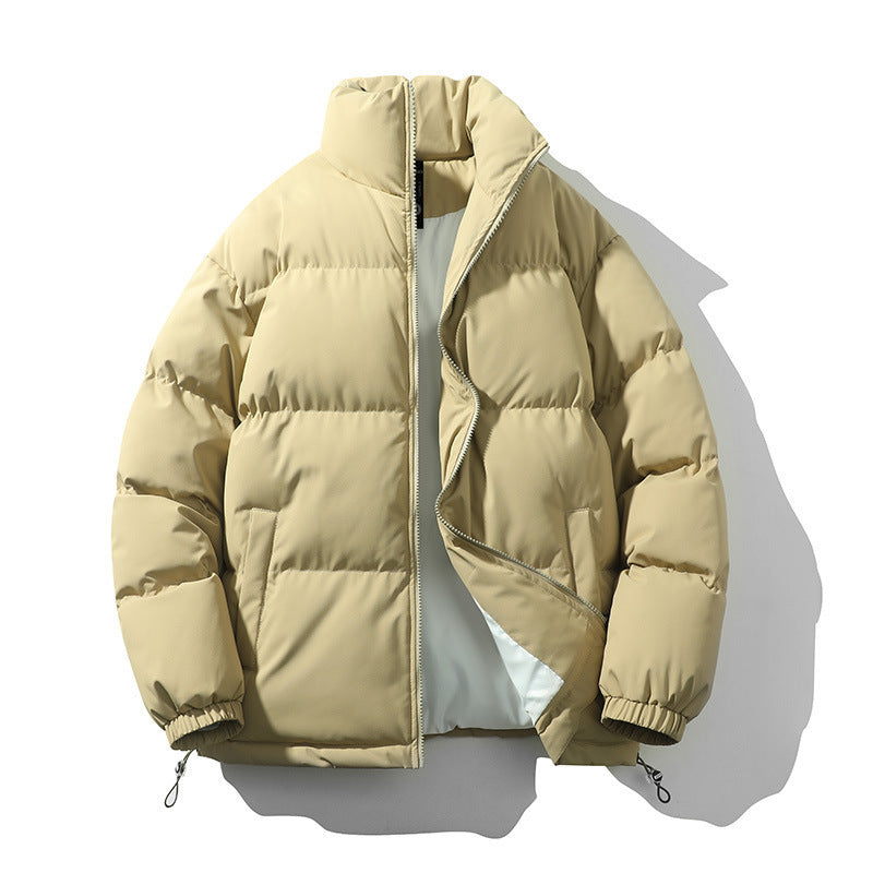 Men's Stand Collar Loose And Warm Down Coat