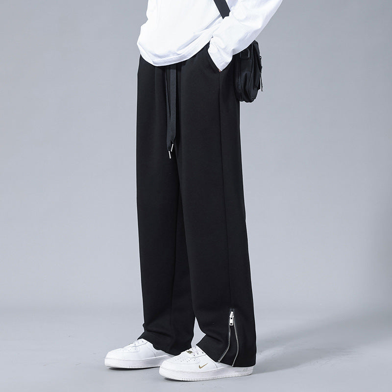 Straight Pants Men's New American-style Heavy Sweatpants